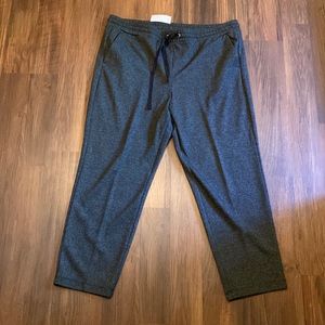 Loft drawstring houndstooth dress pants